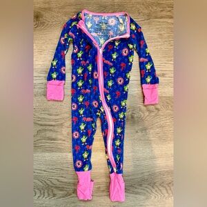 Philadelphia Phillies Phanatic Bamboo Double Zip PJs 6-12 Months Philly